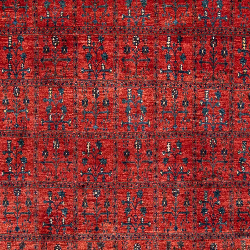 Gabbeh-tæppe - Kashkuli Persisk - 345 x 260 cm - mørkerød