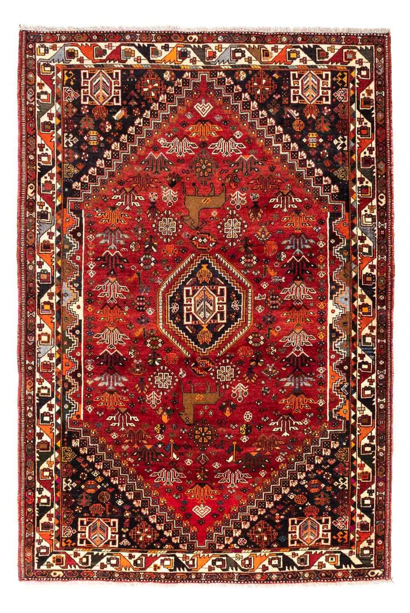 Persisk tæppe - Nomadisk - 257 x 183 cm - rød