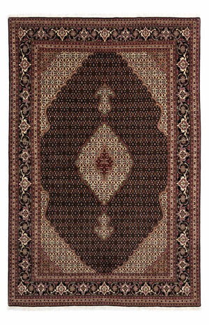 Persisk tæppe - Tabriz - Royal - 298 x 207 cm - mørkeblå