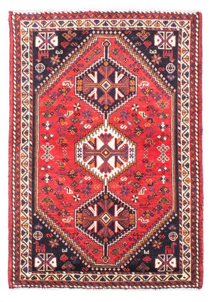 Persisk tæppe - Nomadisk - 169 x 115 cm - mørkerød
