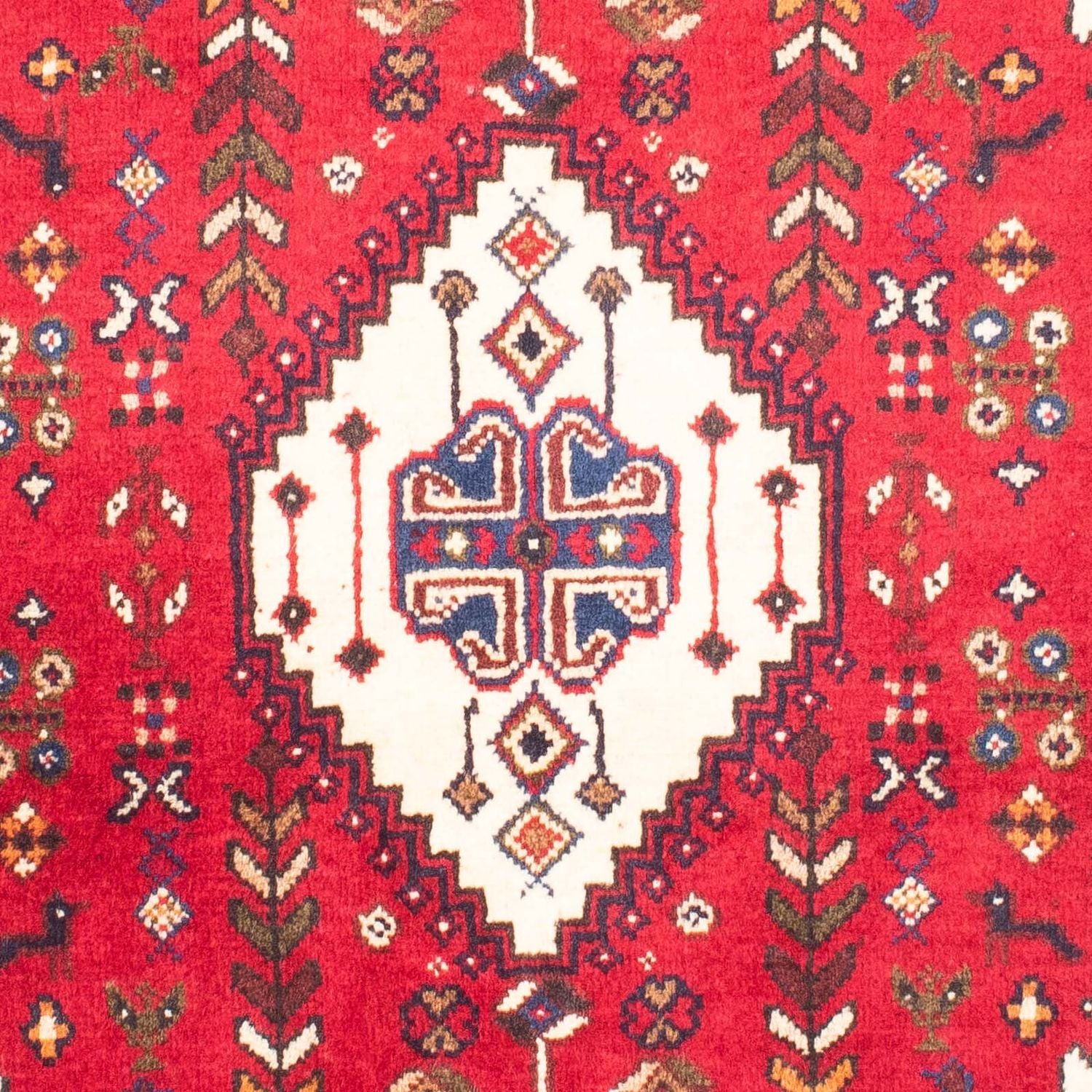 Persisk tæppe - Nomadisk - 153 x 105 cm - mørkerød