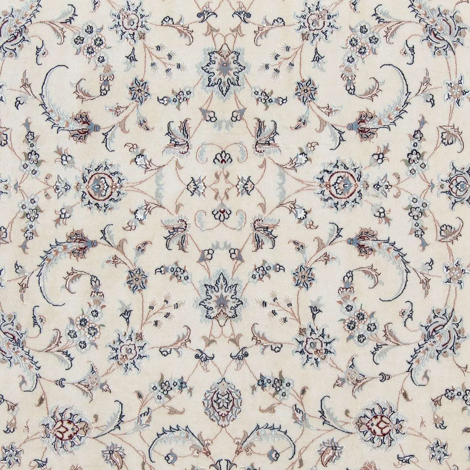 Persisk tæppe - Nain - Royal - 300 x 199 cm - sølv