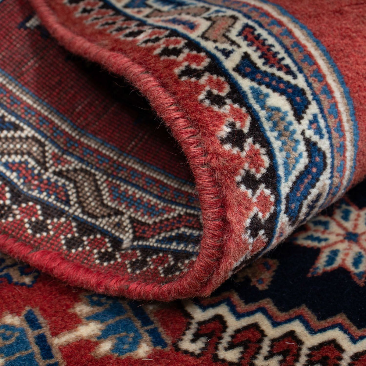 Løber Persisk tæppe - Nomadisk - 148 x 59 cm - mørkerød