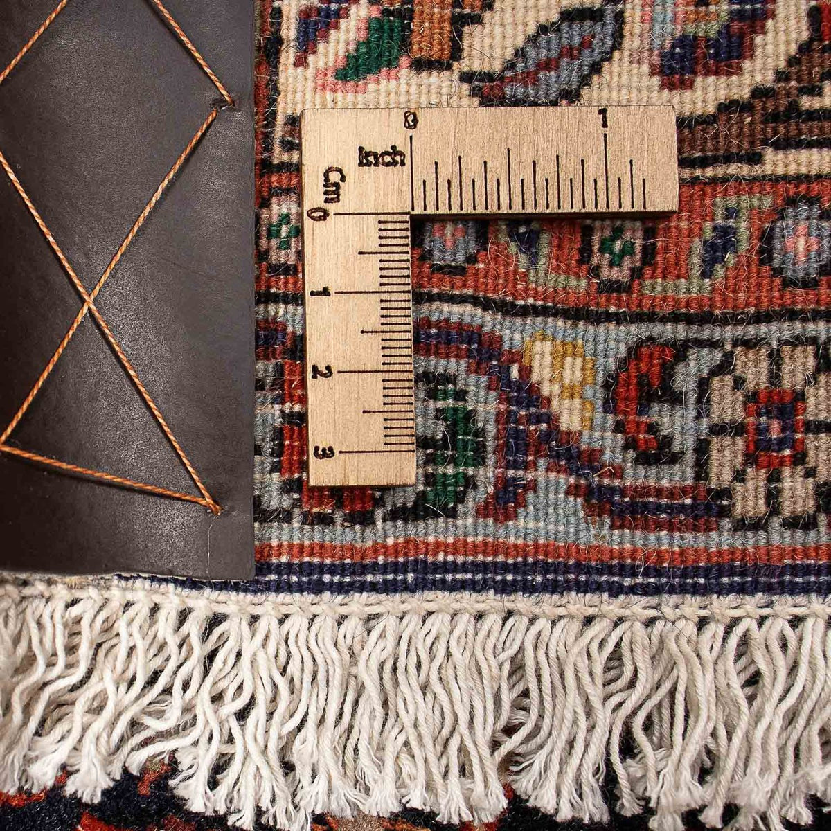 Persisk tæppe - Bijar - 203 x 141 cm - mørkeblå