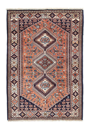 Persisk tæppe - Nomadisk - 152 x 100 cm - lysrød