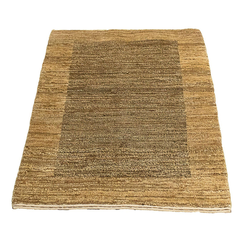Gabbeh-tæppe - Indus - 95 x 61 cm - lys brun