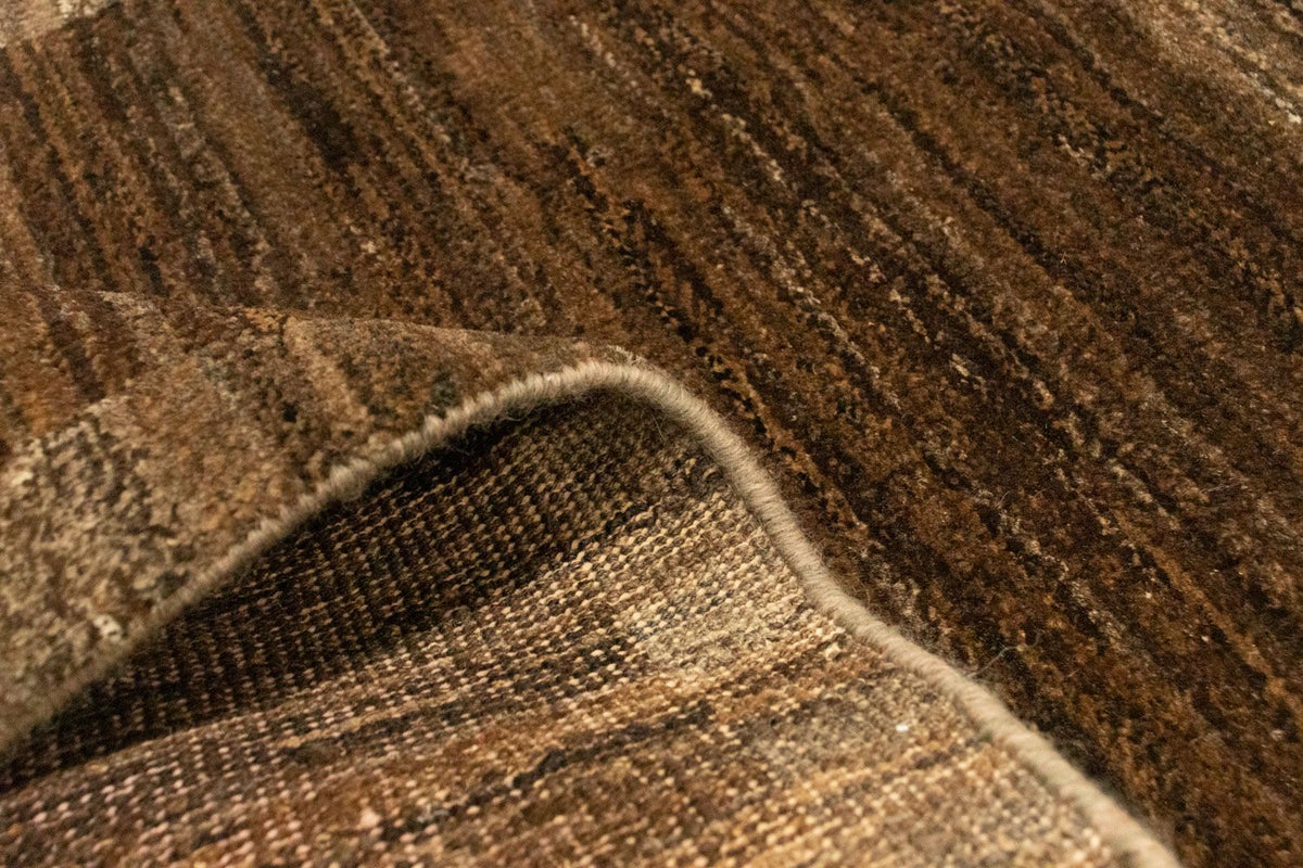 Gabbeh-tæppe - Indus - 93 x 60 cm - mørkebrun