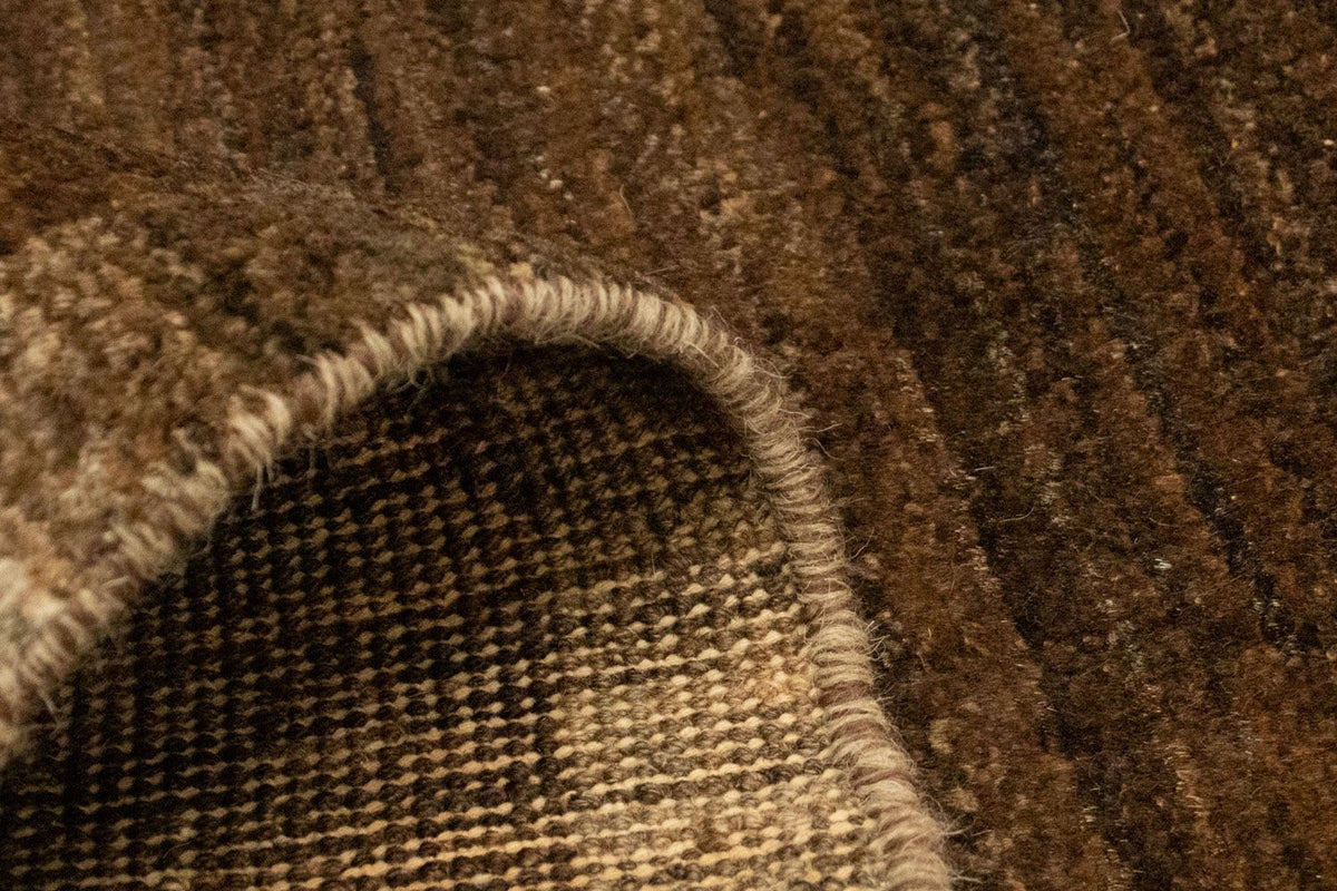 Gabbeh-tæppe - Indus - 93 x 60 cm - mørkebrun