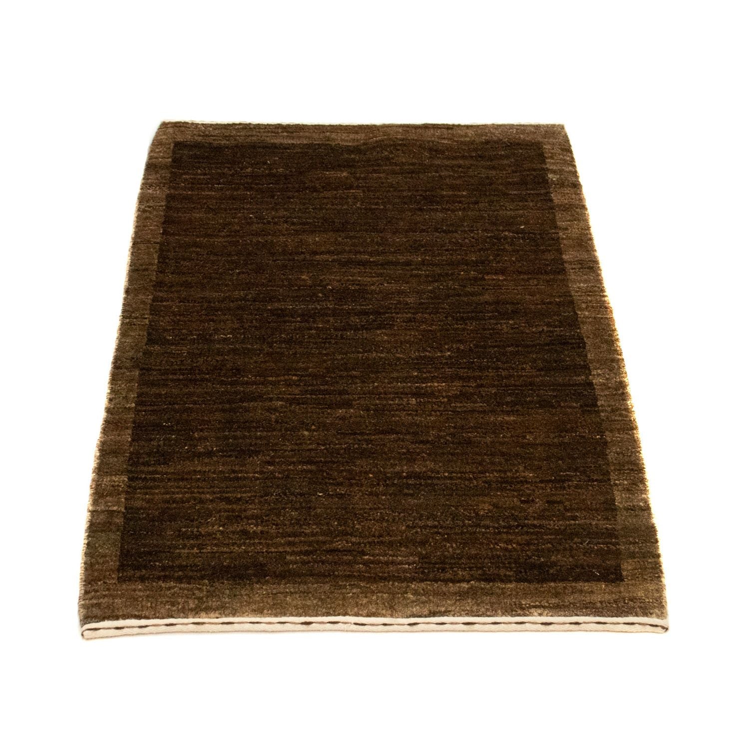Gabbeh-tæppe - Indus - 93 x 60 cm - mørkebrun