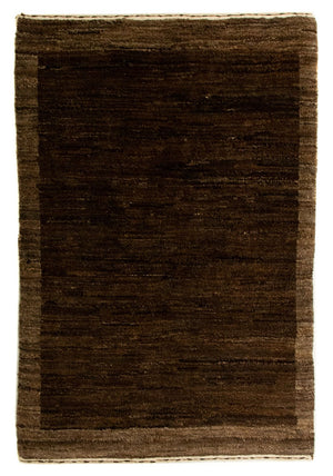 Gabbeh-tæppe - Indus - 88 x 58 cm - mørkebrun