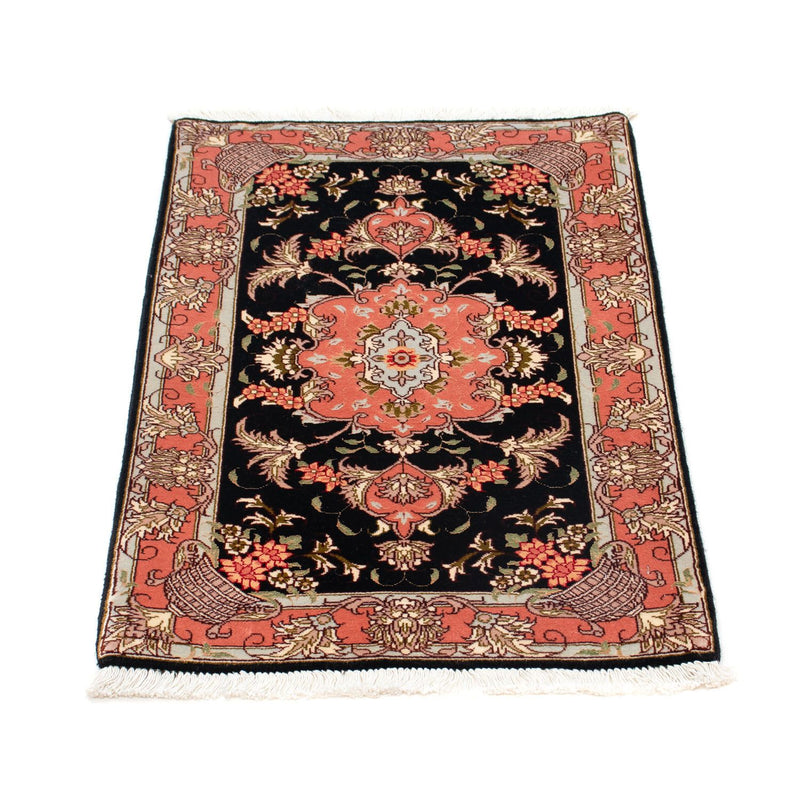 Persisk tæppe - Tabriz - Royal - 90 x 60 cm - mørkeblå
