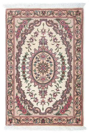Persisk tæppe - Tabriz - Royal - 90 x 60 cm - beige