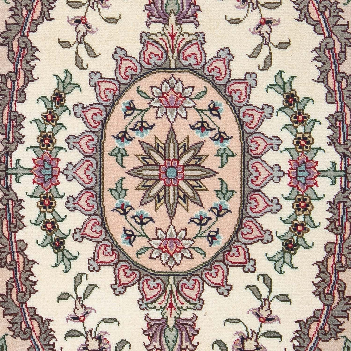 Persisk tæppe - Tabriz - Royal - 90 x 60 cm - beige