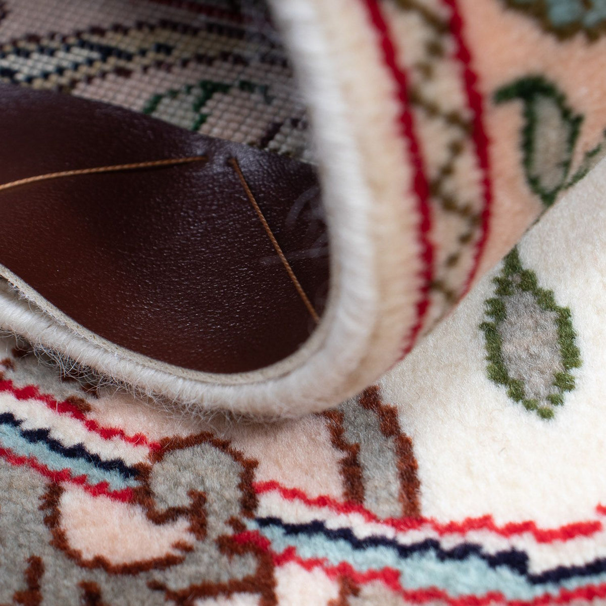 Persisk tæppe - Tabriz - Royal - 90 x 60 cm - beige