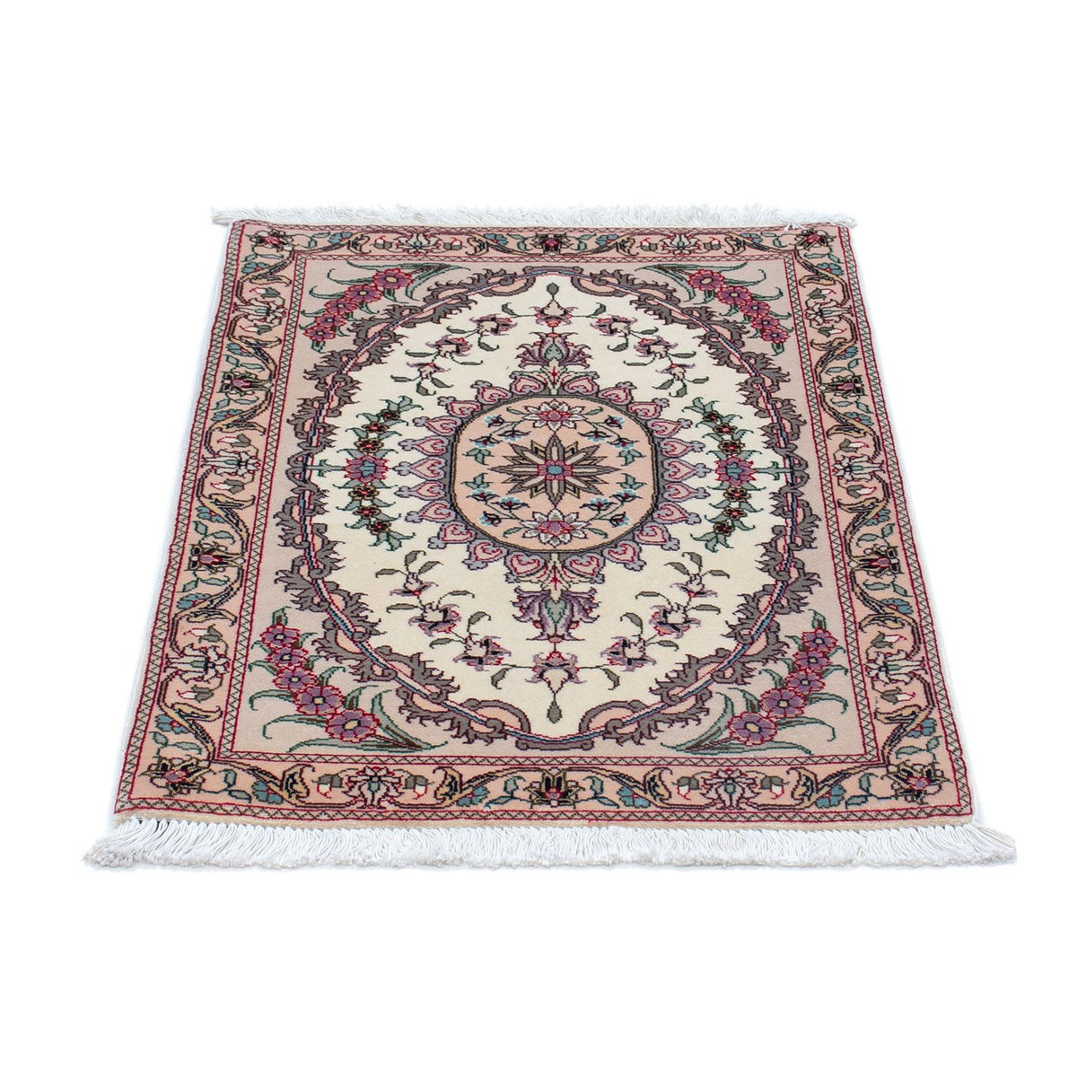 Persisk tæppe - Tabriz - Royal - 90 x 60 cm - beige
