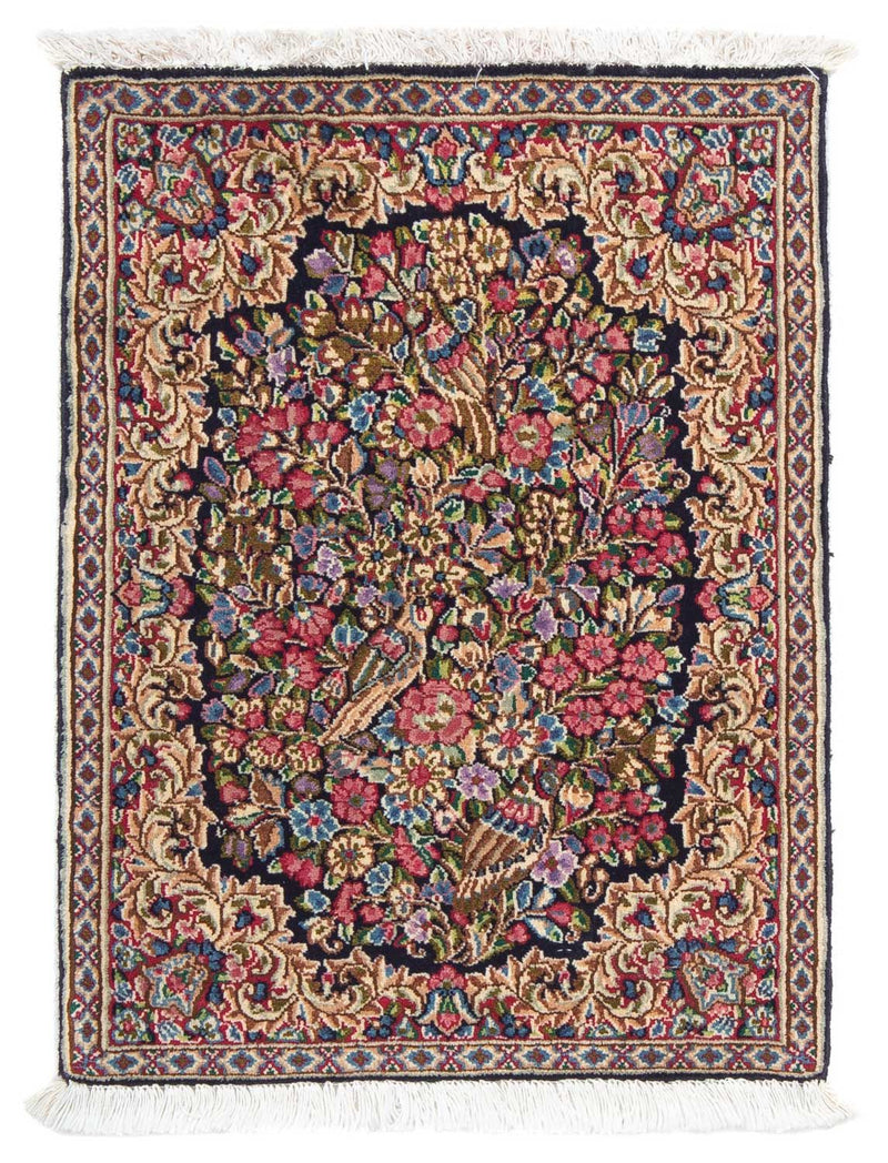 Persisk tæppe - Royal - 70 x 53 cm - blå