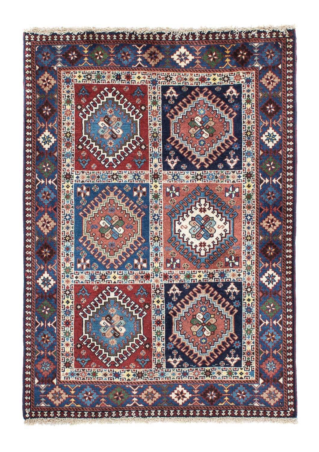 Persisk tæppe - Nomadisk - 134 x 98 cm - blå