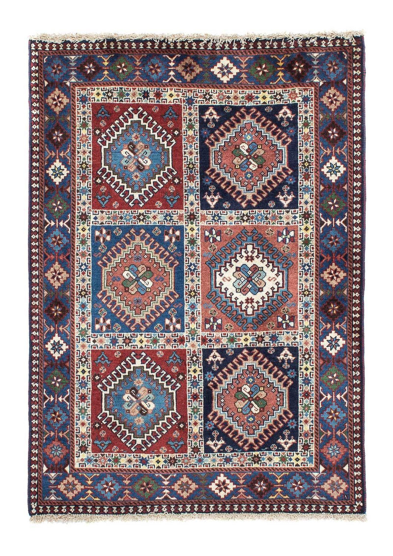 Persisk tæppe - Nomadisk - 134 x 98 cm - blå