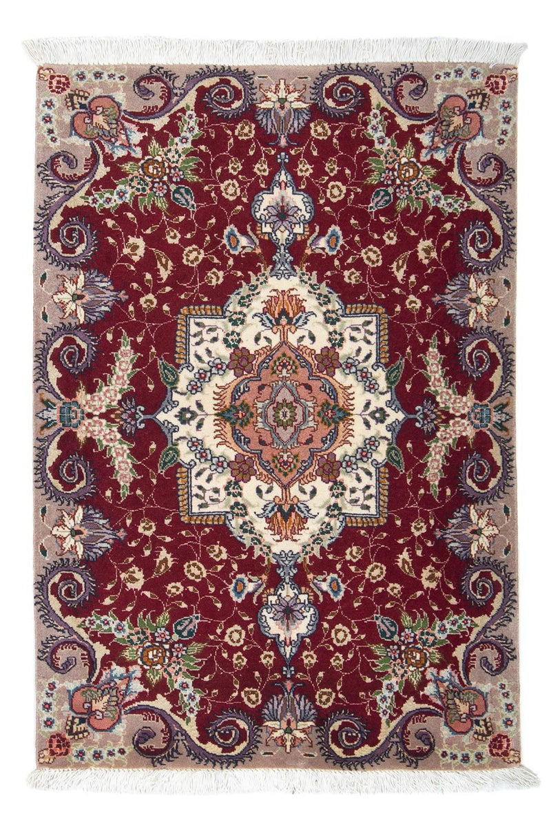 Persisk tæppe - Tabriz - Royal - 93 x 63 cm - rød