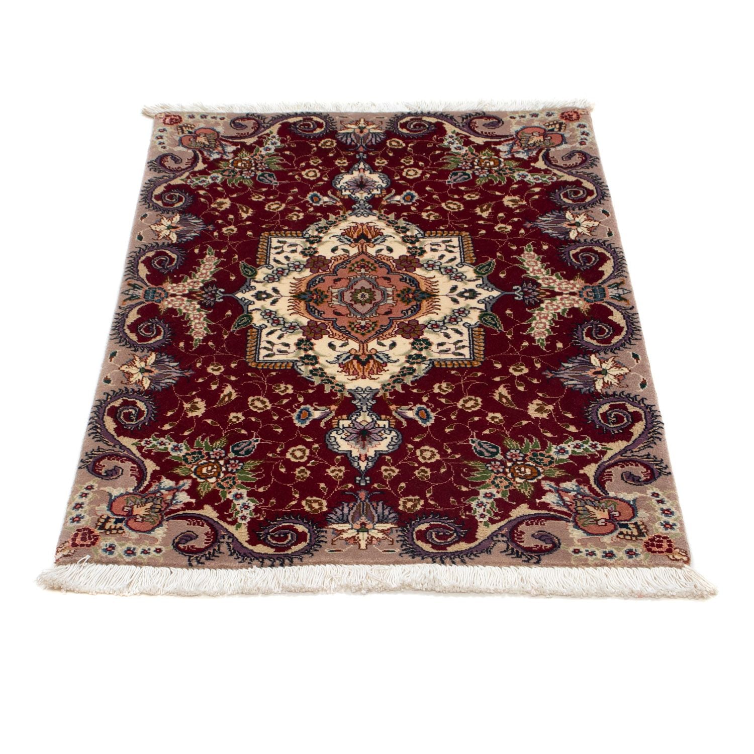 Persisk tæppe - Tabriz - Royal - 93 x 63 cm - rød