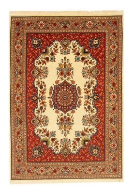 Persisk tæppe - Ghom - 151 x 105 cm - beige