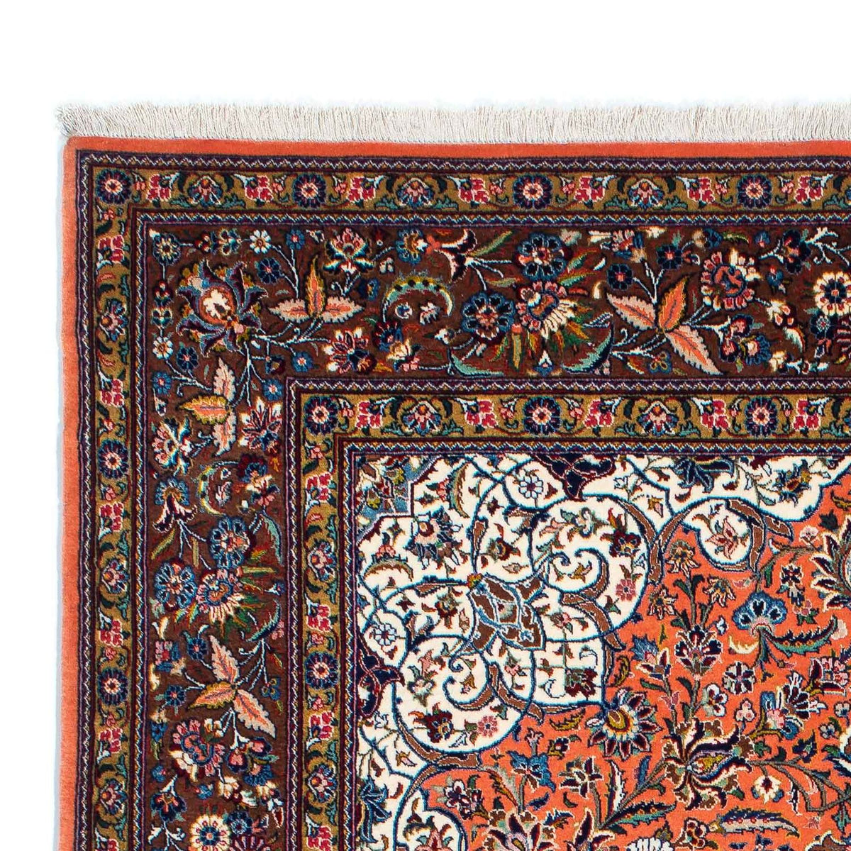 Qom Tæppe 135x219cm - Persisk tæppe