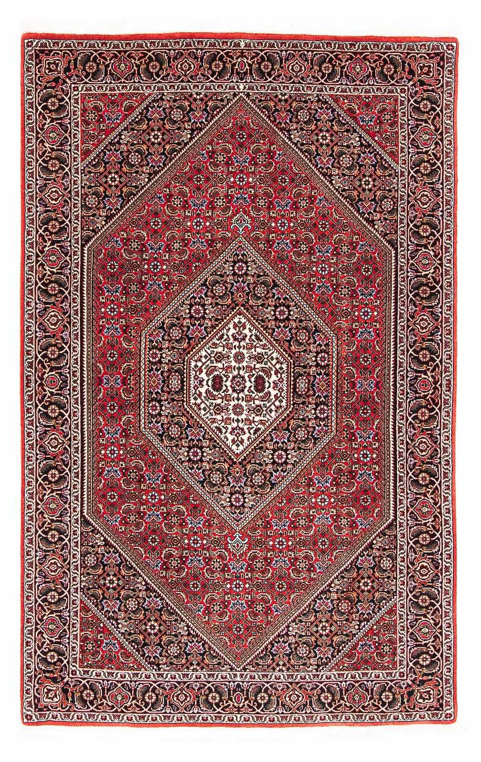 Persisk tæppe - Bijar - 181 x 111 cm - rød