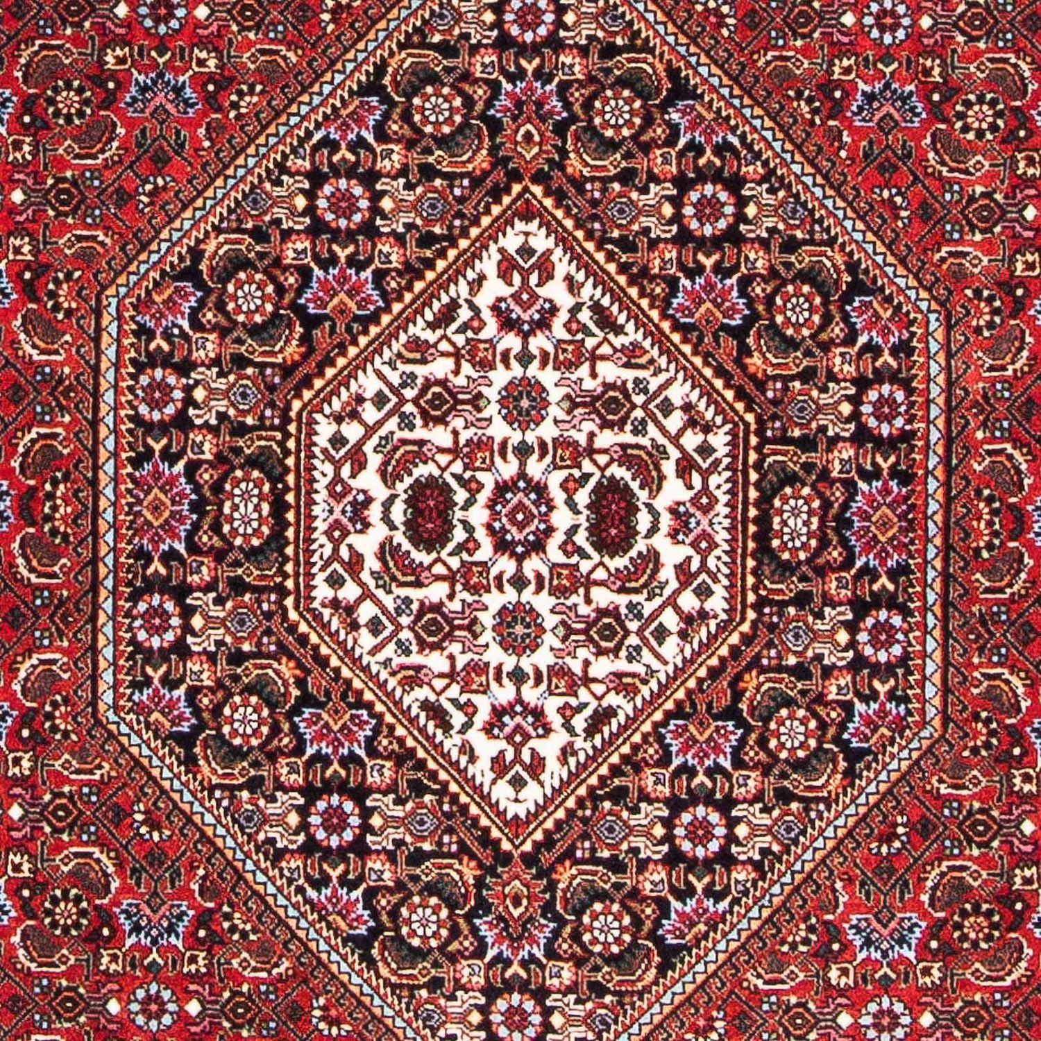Persisk tæppe - Bijar - 181 x 111 cm - rød
