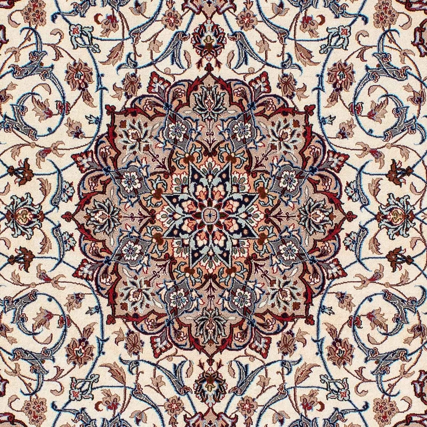 Silketæppe - Ghom Silk - Premium - 202 x 128 cm - beige