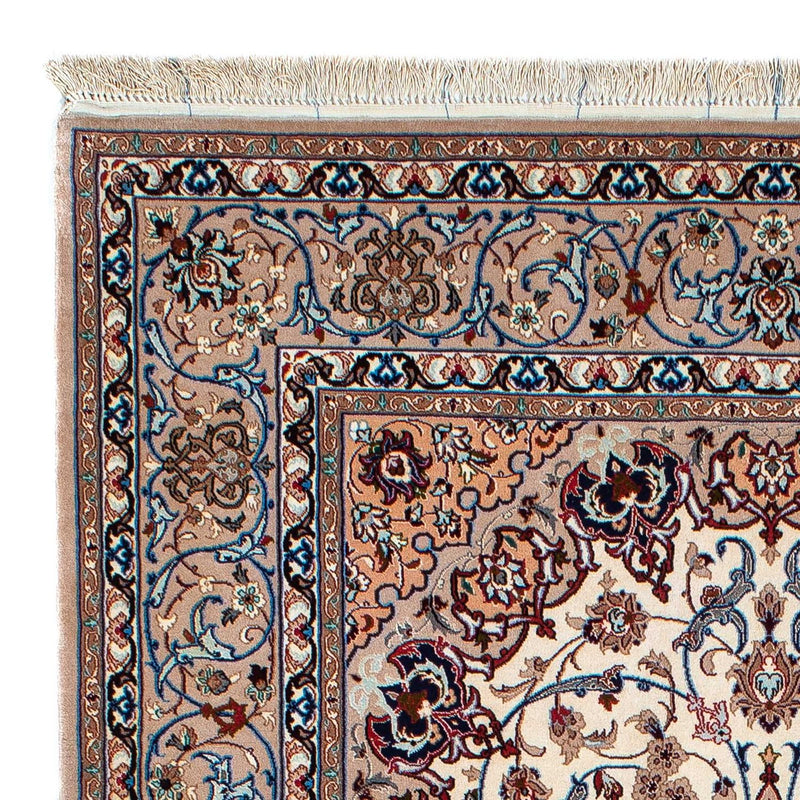Silketæppe - Ghom Silk - Premium - 202 x 128 cm - beige