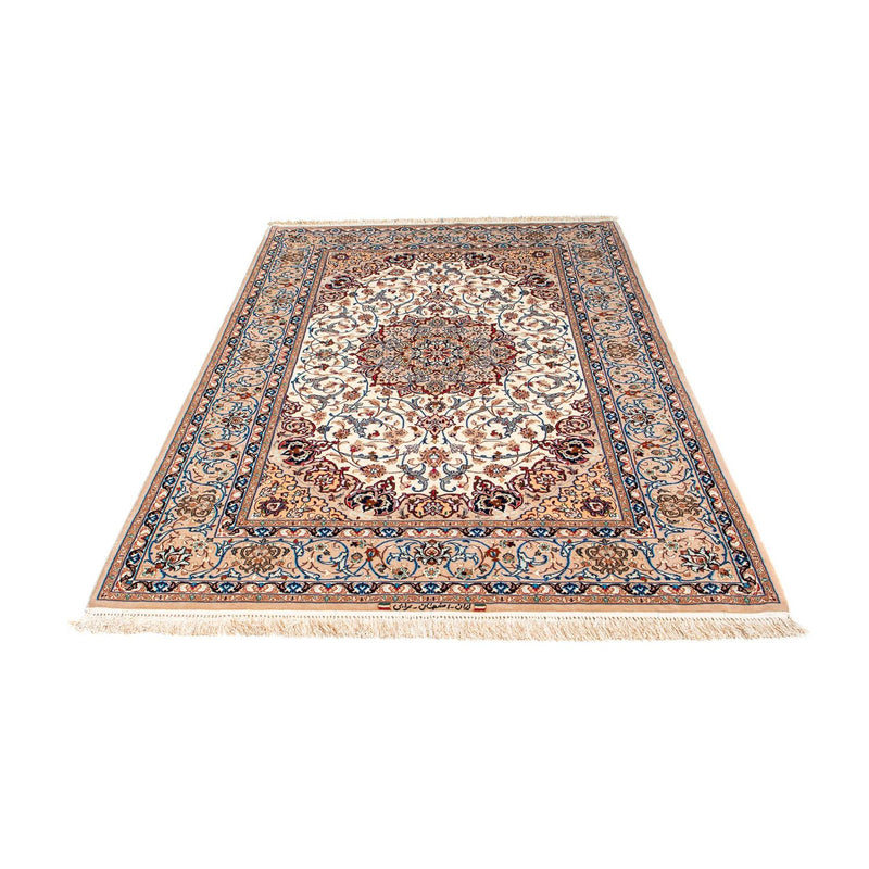 Silketæppe - Ghom Silk - Premium - 202 x 128 cm - beige