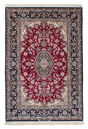 Silketæppe - Ghom Silk - Premium - 200 x 130 cm - rød