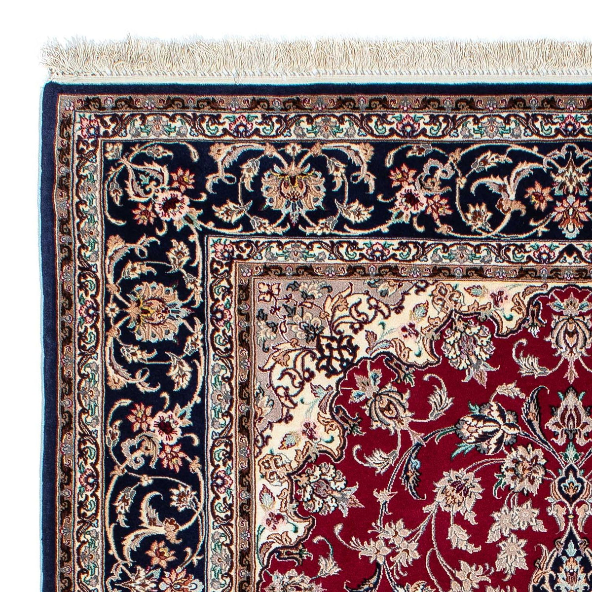 Qom silke Tæppe 130x200cm - Persisk tæppe