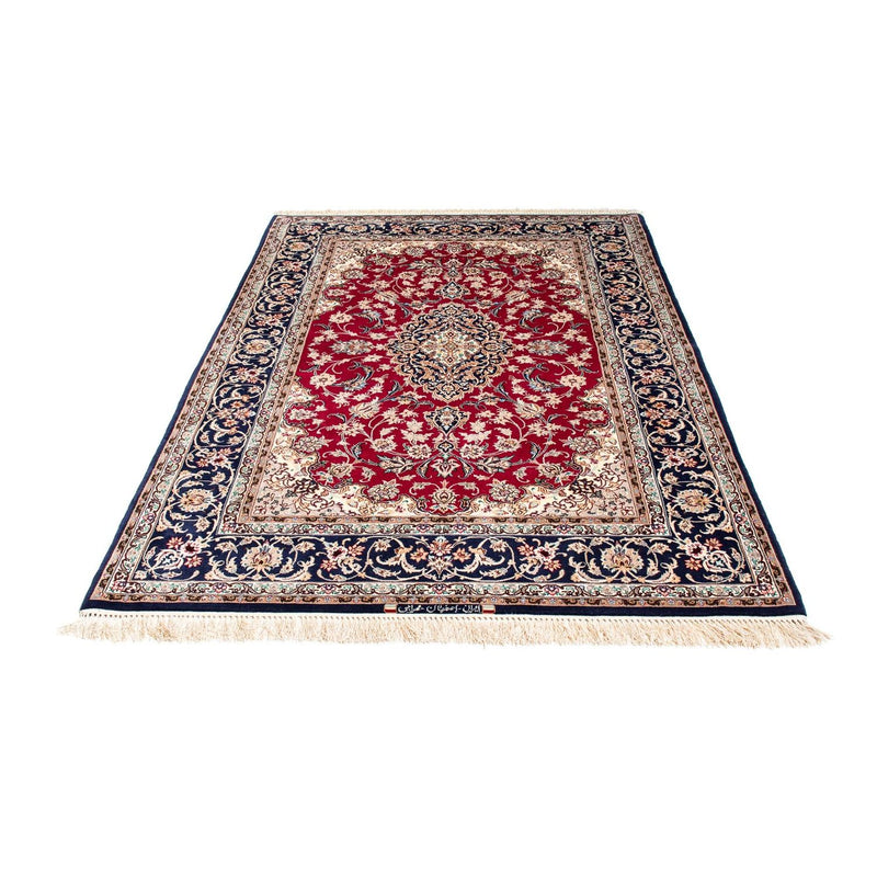 Silketæppe - Ghom Silk - Premium - 200 x 130 cm - rød