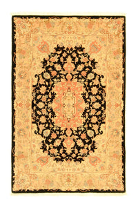 Persisk tæppe - Tabriz - Royal - 157 x 101 cm - sort