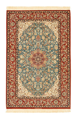 Persisk tæppe - Isfahan - Premium - 162 x 106 cm - rød