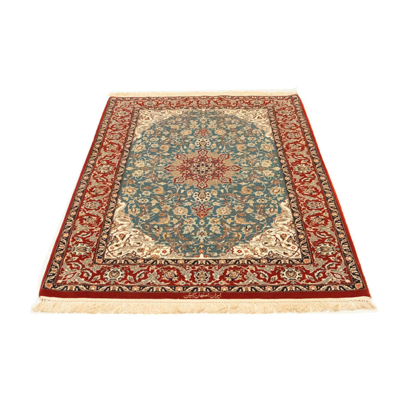 Persisk tæppe - Isfahan - Premium - 162 x 106 cm - rød