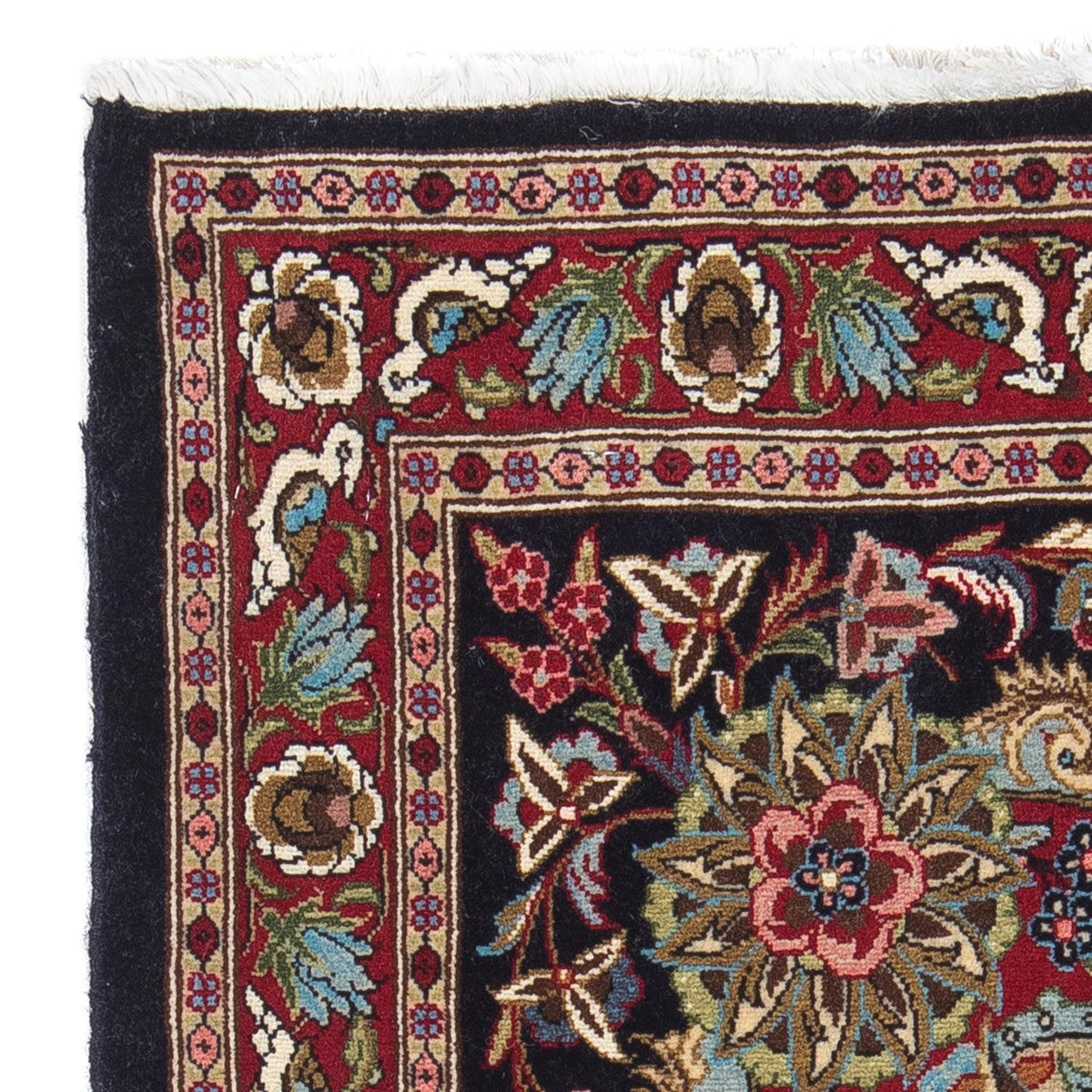 Persisk tæppe - Classic - 80 x 63 cm - sort