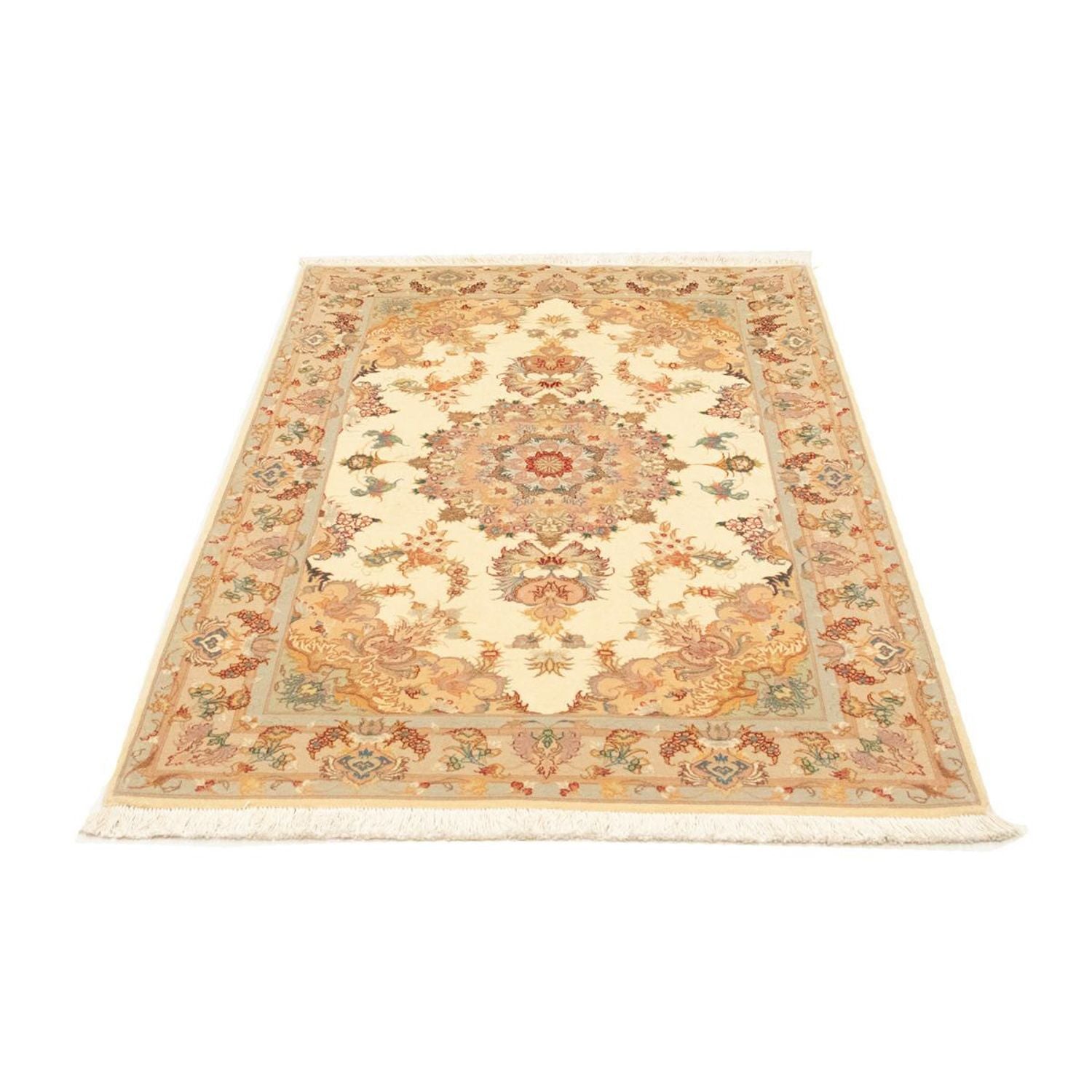 Persisk tæppe - Tabriz - Royal - 154 x 102 cm - beige