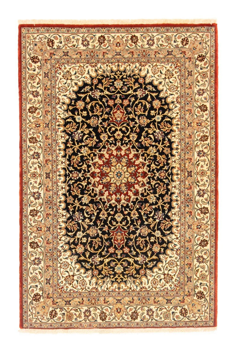 Persisk tæppe - Ghom - 160 x 103 cm - sort