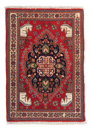 Gabbeh-tæppe - Kashkuli Persisk - 88 x 61 cm - rød