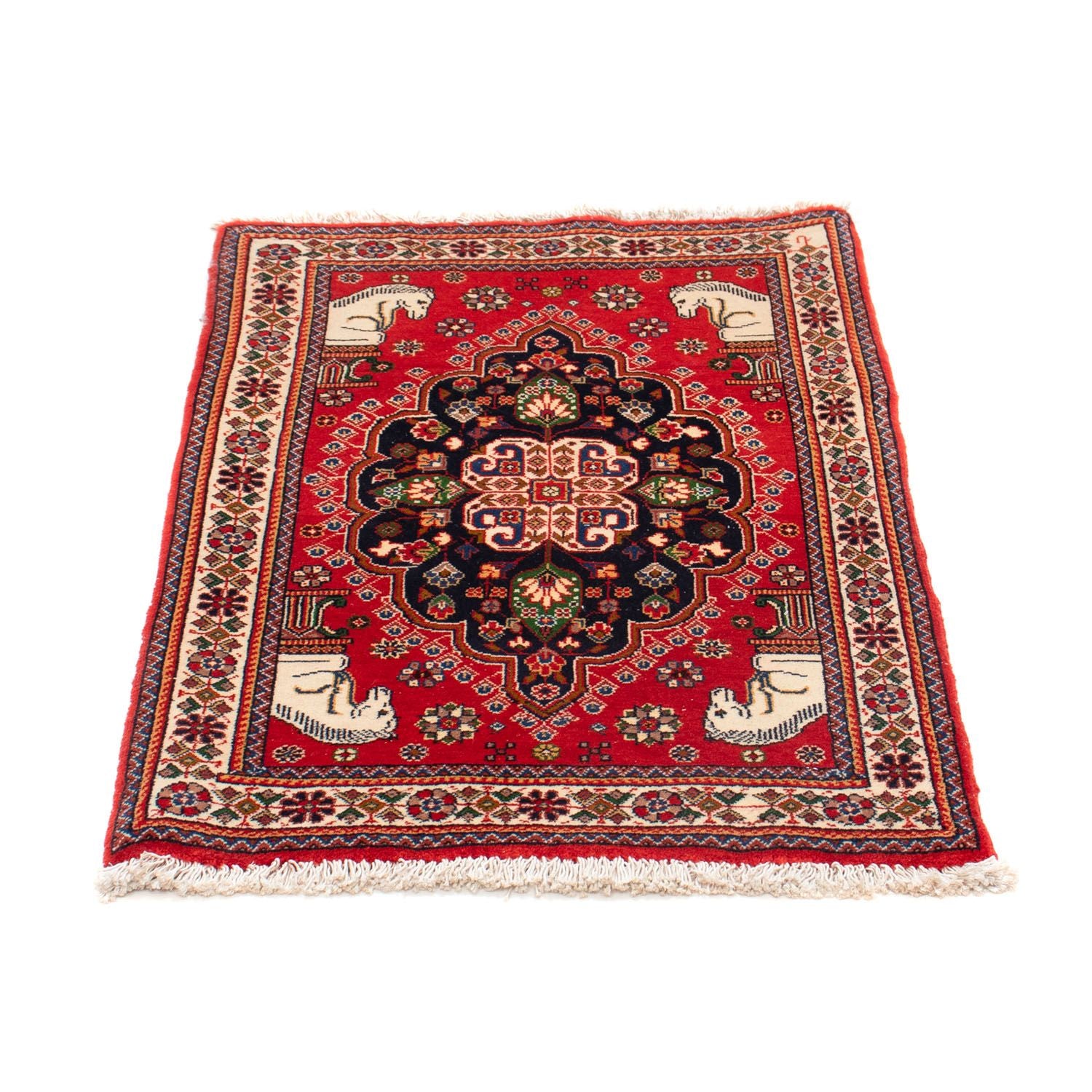 Gabbeh-tæppe - Kashkuli Persisk - 88 x 61 cm - rød