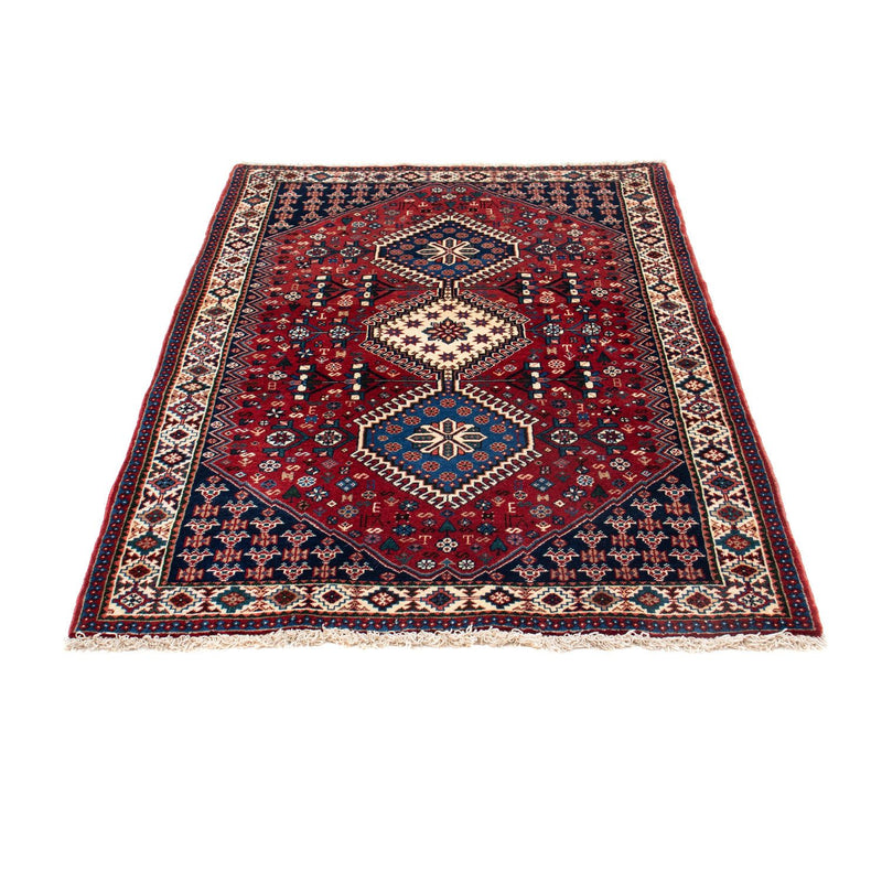 Persisk tæppe - Nomadisk - 147 x 102 cm - mørkerød