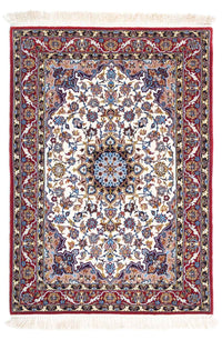 Persisk tæppe - Isfahan - Premium - 118 x 83 cm - beige