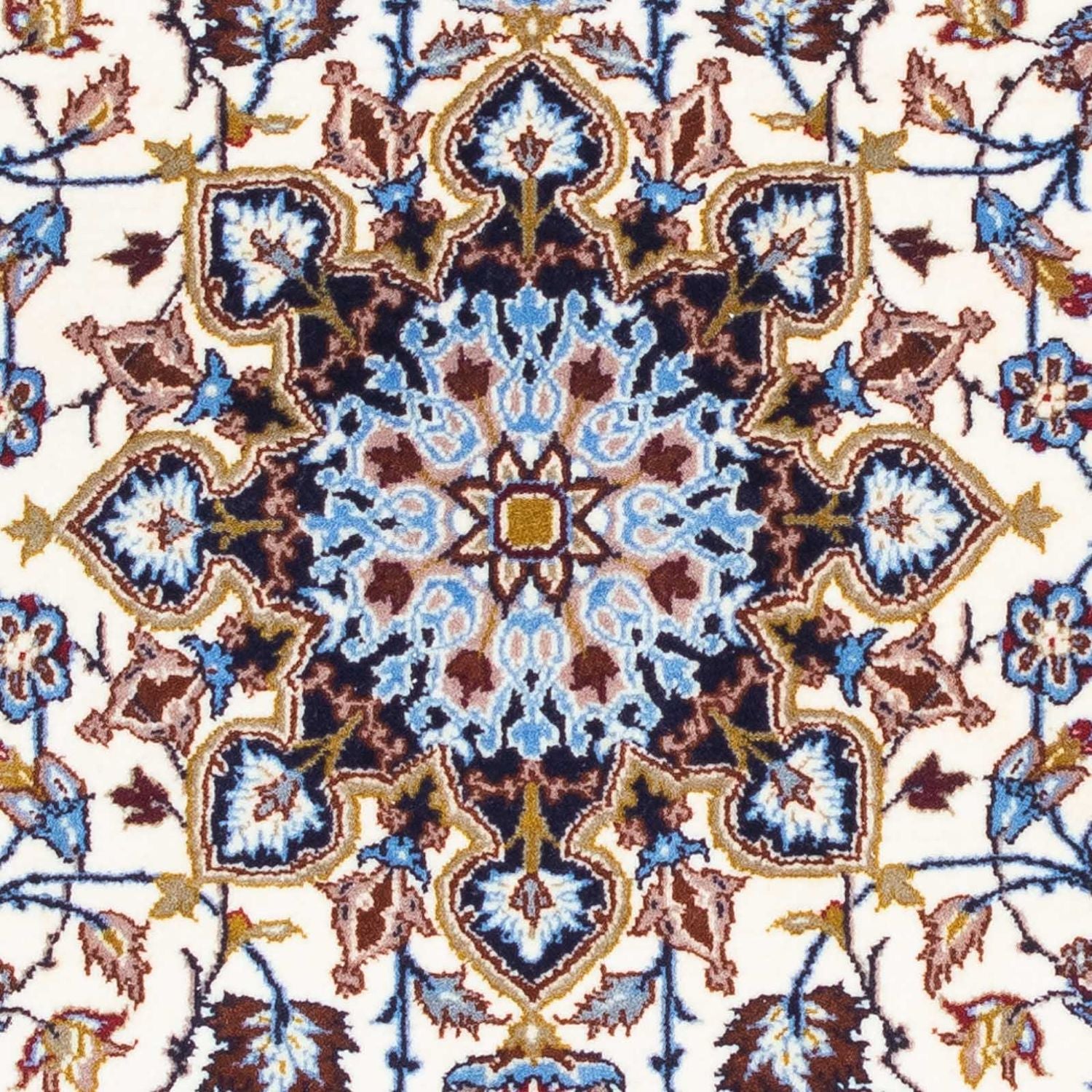 Persisk tæppe - Isfahan - Premium - 118 x 83 cm - beige