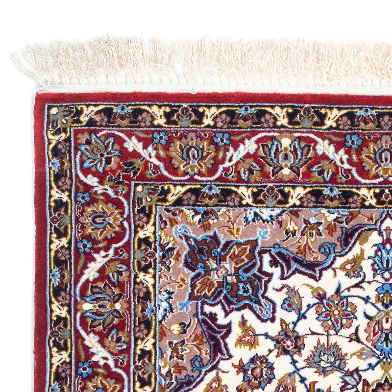 Persisk tæppe - Isfahan - Premium - 118 x 83 cm - beige