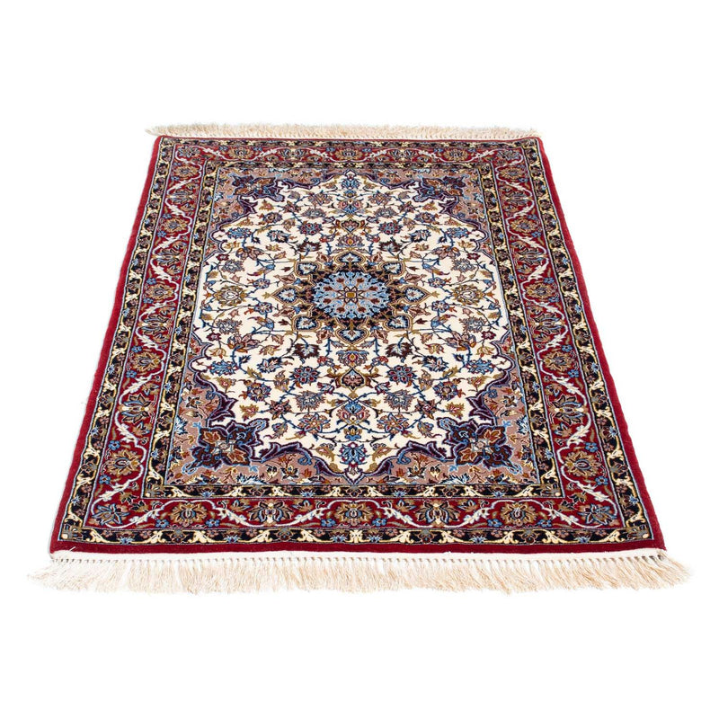Persisk tæppe - Isfahan - Premium - 118 x 83 cm - beige