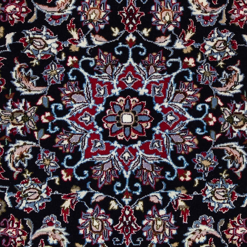 Persisk tæppe - Isfahan - Premium - 108 x 72 cm - mørkerød