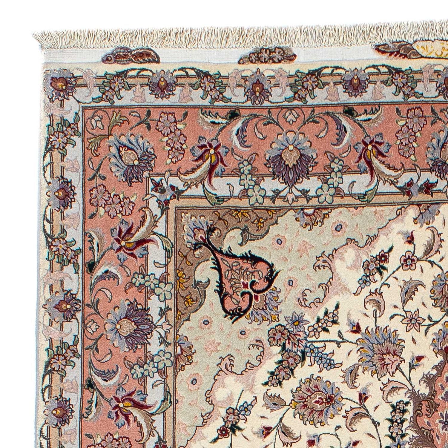 Persisk tæppe - Tabriz - Royal - 205 x 154 cm - beige