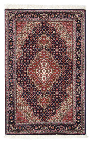 Persisk tæppe - Tabriz - Royal - 90 x 60 cm - mørkeblå